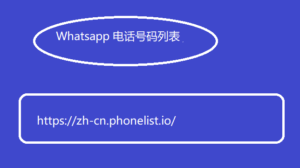 Whatsapp 电话号码列表3