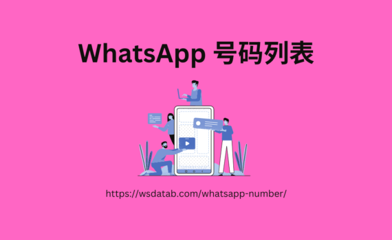 WhatsApp 号码列表